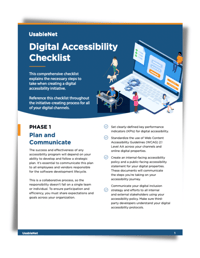 2022 Digital Accessibilty Checklist Mock up