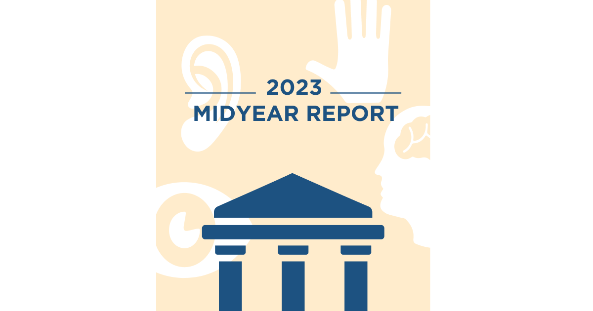 Cover of the 2023 Midyear report