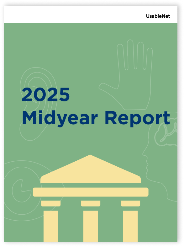 2025 Midyear Accessibility Lawsuit Report: Key Legal Trends
