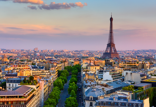 View of European City